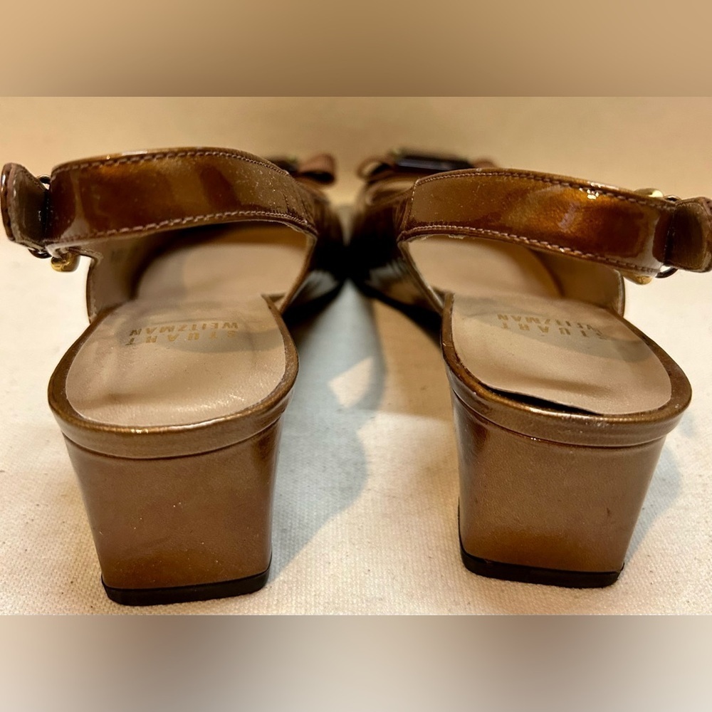 Stuart Weitzman Tan Slingback Heels - Picture 4 of 5